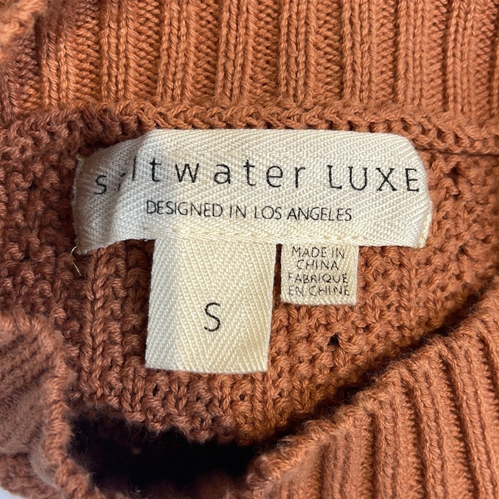 Saltwater luxe rose sweater size small - Picture 4 of 7